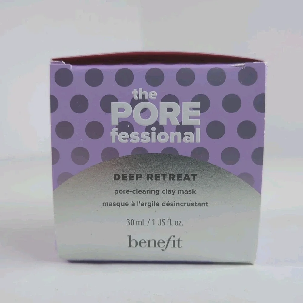 Benefit the Pore fessional Deep Retreat Clay Mask 1 Oz Each New in Box